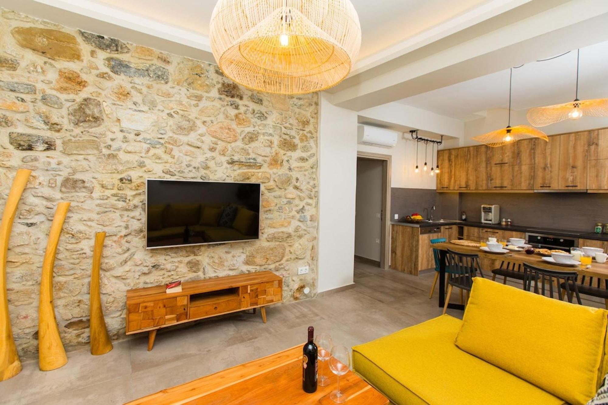 Вилла Ekaterini Luxury House Лефкойя Экстерьер фото