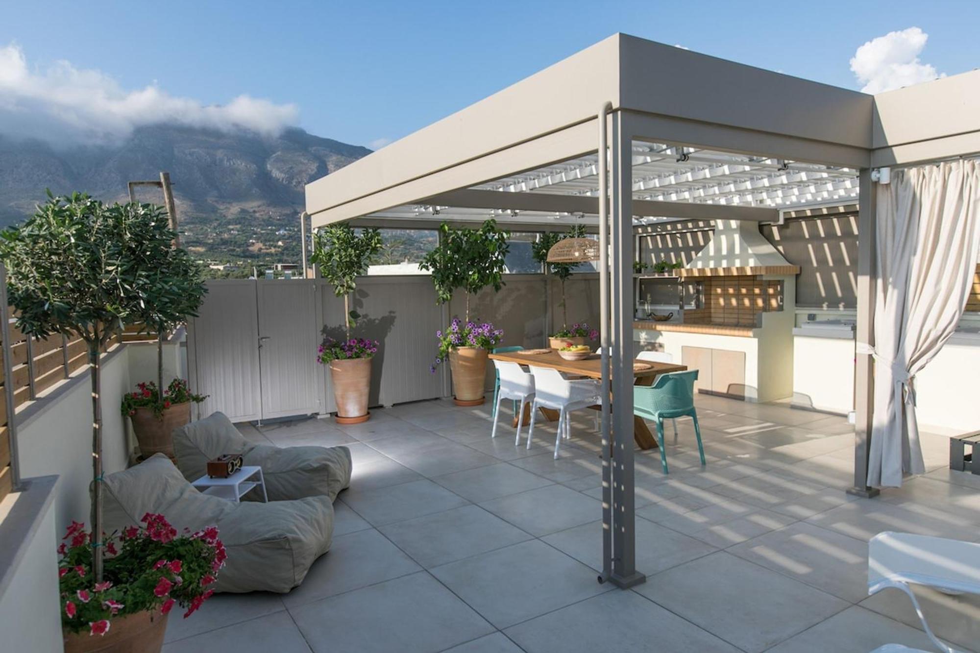 Вилла Ekaterini Luxury House Лефкойя Экстерьер фото